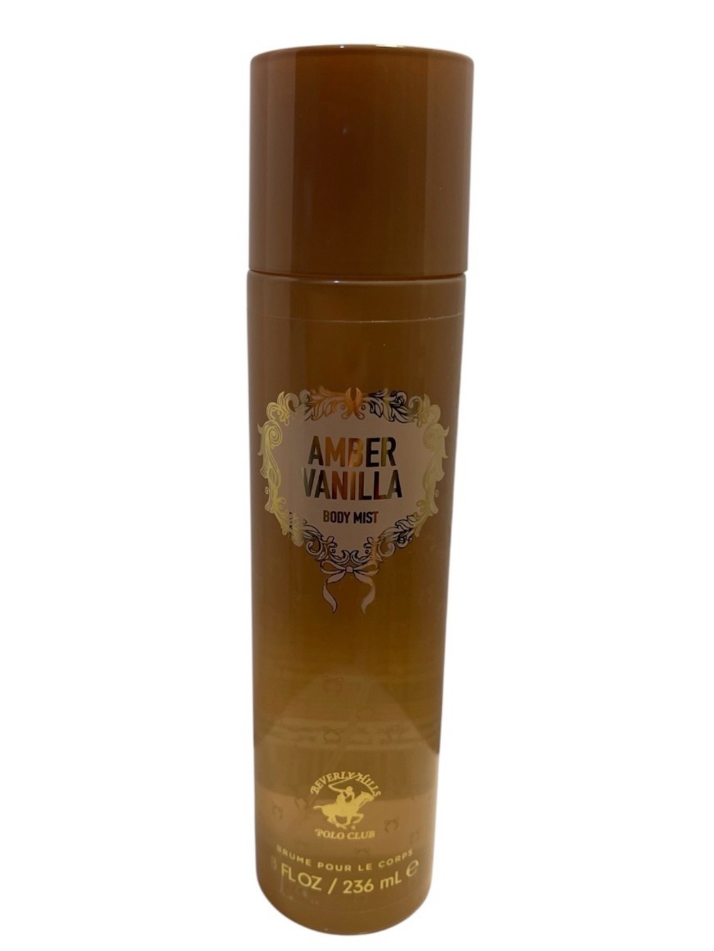 Amber Vanilla Body Mist by Beverly Hills Polo Club 8 oz - NWT ** RARE